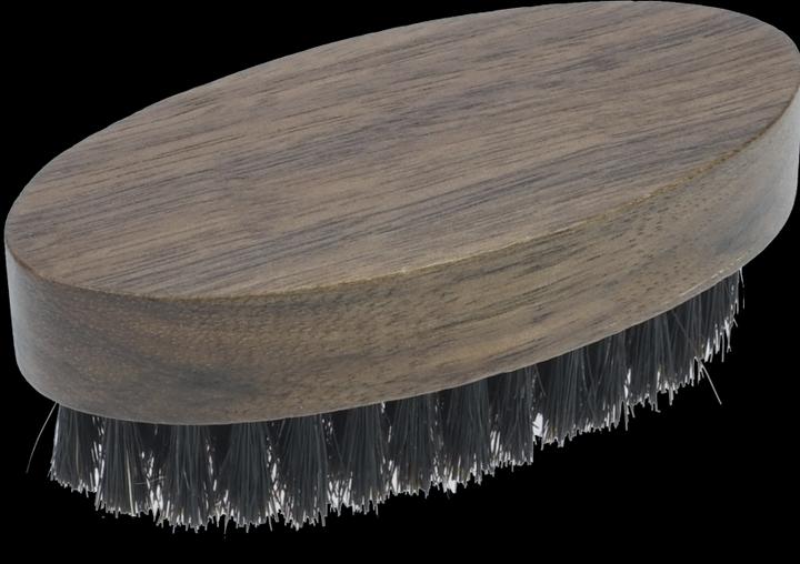 Immagine prodotto Spazzola per barba, legno di noce, setola pura, lunghezza: 8,4 cm
