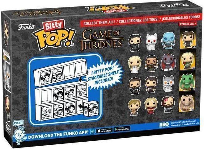 Actual product image Funko Game of Thrones Bitty POP! Vinyl Figuren 4er-Pack Jon Snow 2,5 cm