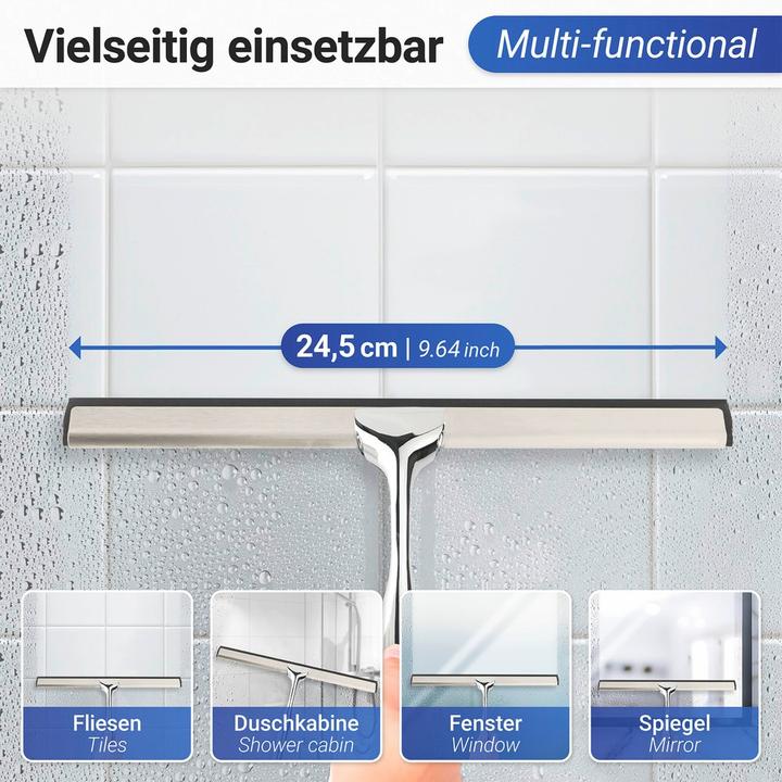 Produktbild Wenko Terni Plus Duschabzieher 24,5 cm