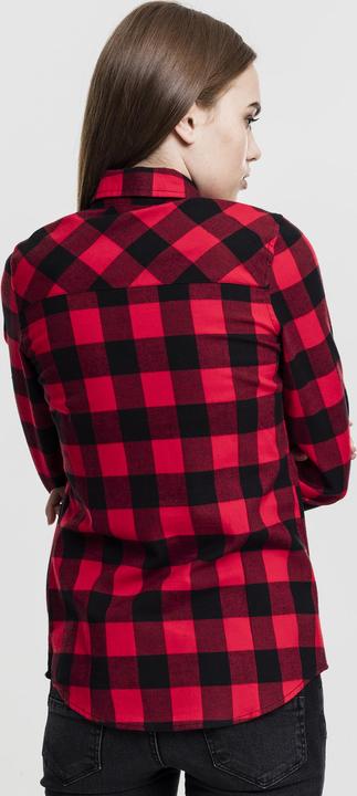 Actual product image Urban Classics Ladies Turnup Checked Flanell Shirt (S)