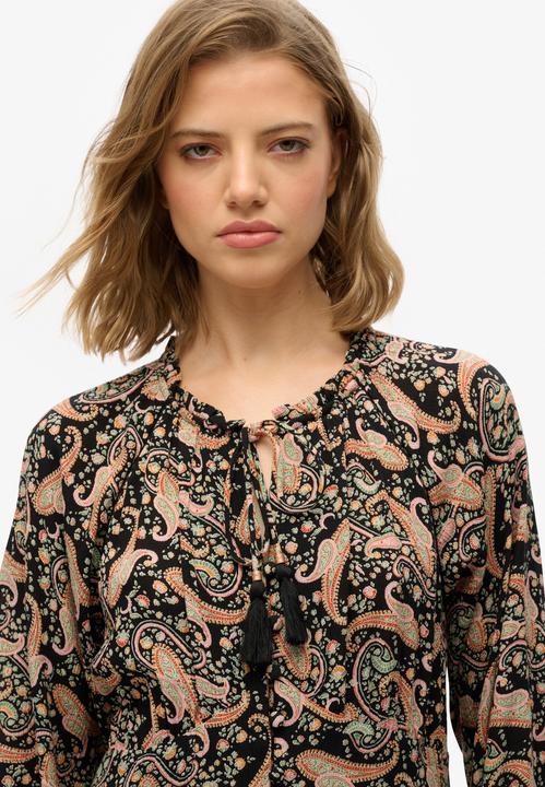 Produktbild Superdry Langärmeliges Midikleid mit Print (8)
