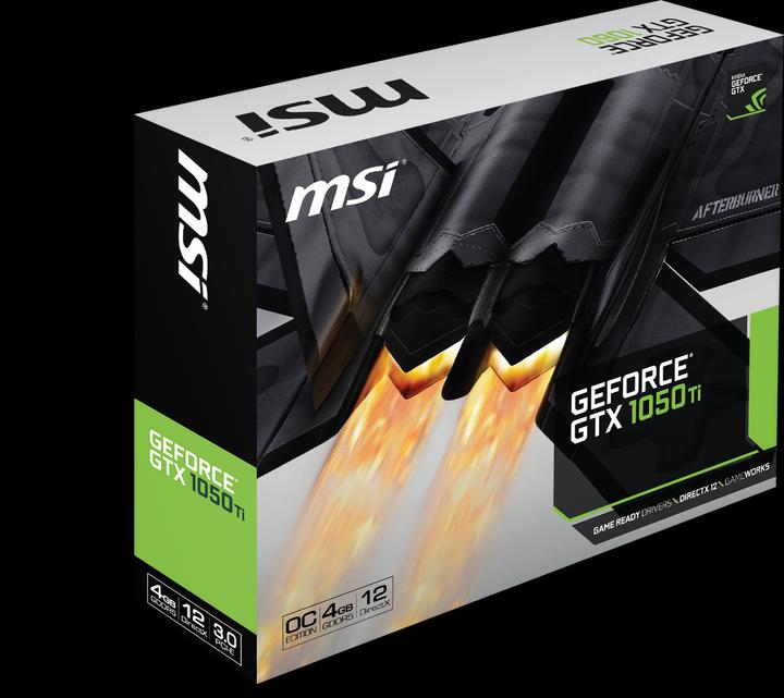 Immagine prodotto MSI GeForce GTX 1050 TI OC (4 GB)