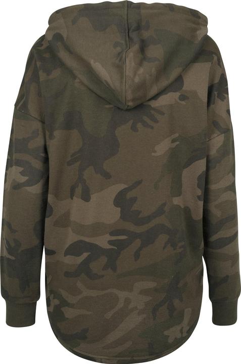 Immagine prodotto Urban Classics Felpa con cappuccio camo oversize da donna (XS)