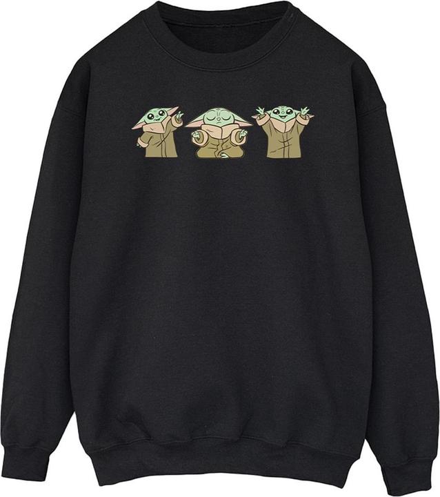 Star Wars The Mandalorian Grogu Poses Sweatshirt (M)