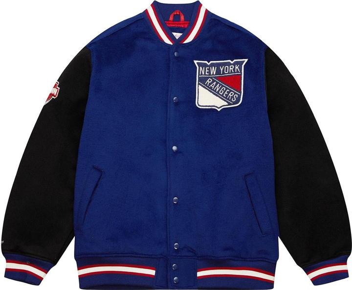 Mitchell & Ness M&N Legacy Varsity Wool Jacke - NHL New York Rangers - XXL (XXL)
