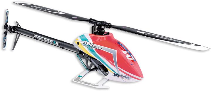 Image du produit OMP Hobby Hélicoptère M4 Max Combo rouge, en kit