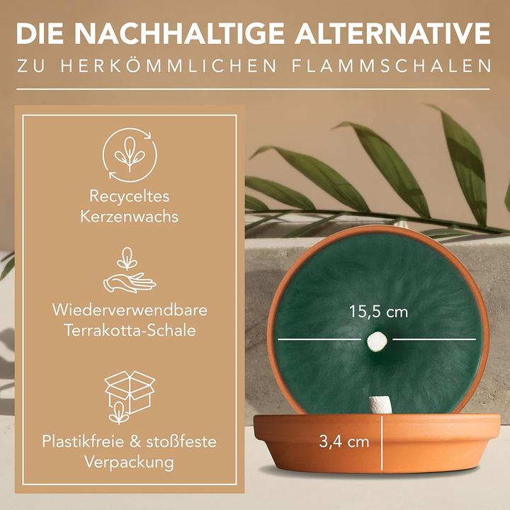 Produktbild Lavalis Flammschalen mit Gartenkerzen
