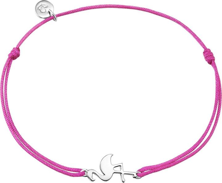 Glanzstücke München Damen Flamingo Sterling Silber silber 15,0 - 22,0 cm, flexibel einstellbar - 10184 (22 cm, Sterling Silber)
