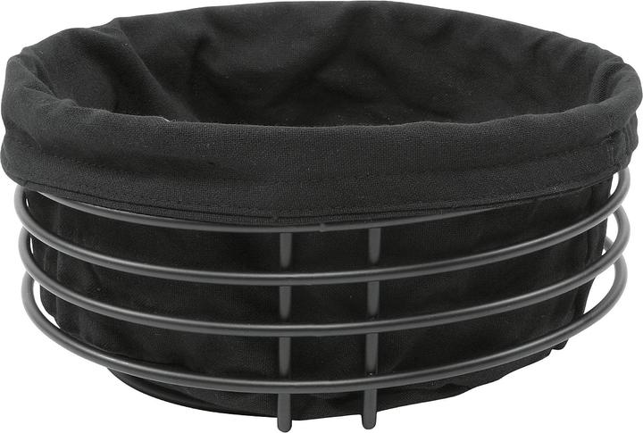 Bread basket 23x10.5cm black