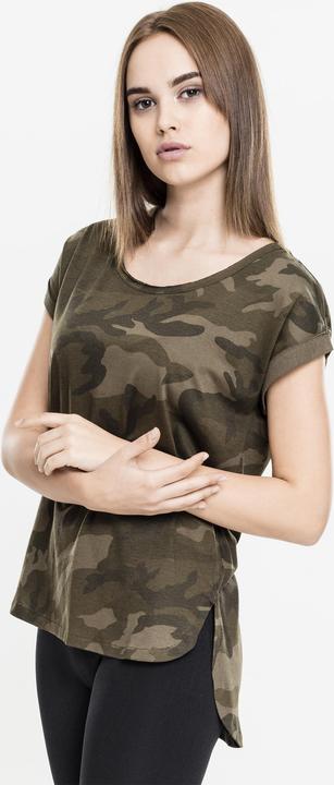 Produktbild Urban Classics Ladies Camo Back Shaped Tee (S)
