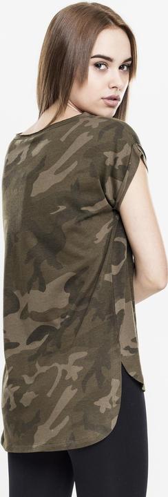 Produktbild Urban Classics Ladies Camo Back Shaped Tee (S)