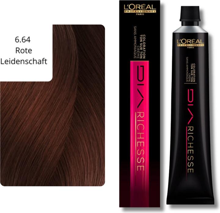 Image du produit L'Oréal Professionnel DIARichesse - 6,64 Passion rouge (6,64 Passion rouge)