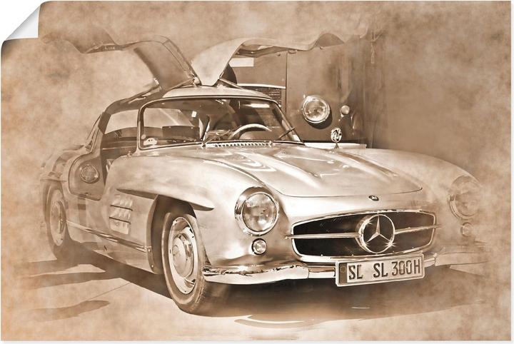 Produktbild Artland Klassischer Mercedes 300 SL Gullwing U4OA (60 x 40 cm)