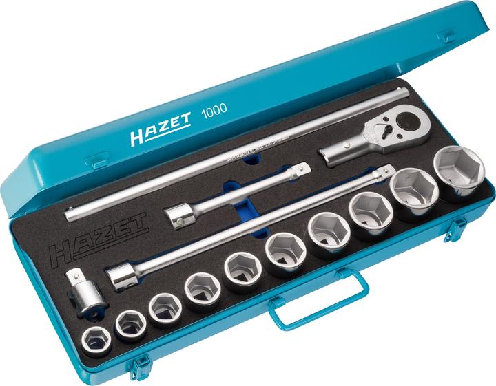 HAZET Steckschlüsselsatz 1000 15-teilig 3/4 ″ 6-kant