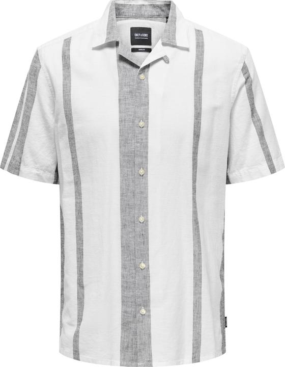 Only & Sons Normal geschnitten Resort Kragen Hemd Hemd (M)