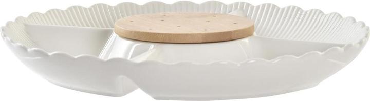 DKD Home Decor Tablett für Snacks 25,5 x 25,5 x 3 cm