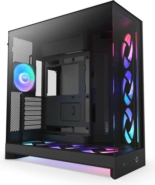 NZXT H9 Flow RGB+ (ATX, Mini-ITX, mATX, E-ATX)