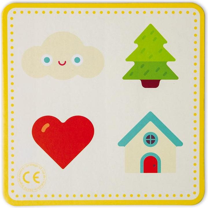 Produktbild Janod J05318 Memory-Tastspiel, lehrreiches Familienspiel, für Kinder ab 3 Jahren (Italienisch, Englisch, Spanisch, Deutsch, Niederländisch, Französisch)