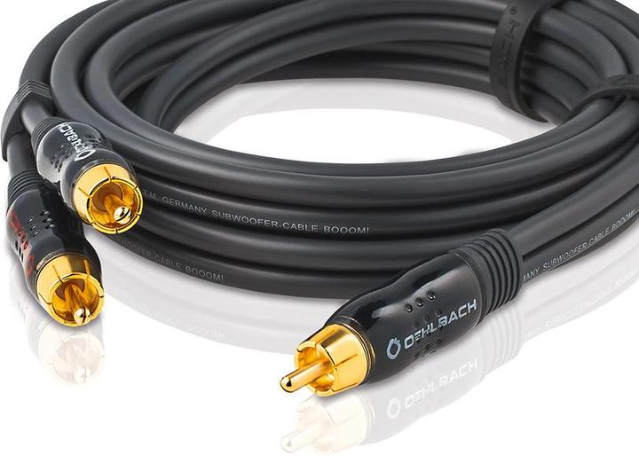 Actual product image Oehlbach Subwoofer Y cinch cable (12.50 m, Cinch)