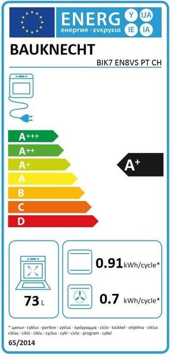 Energy Label Bauknecht Bik7 En8vs Pt Ch