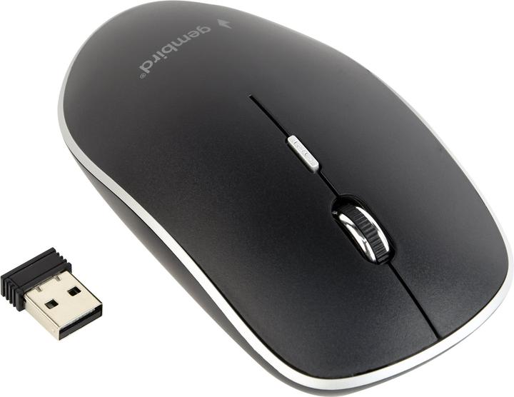 Immagine prodotto Gembird Mouse ergonomico a 6 pulsanti nero (Senza fili)