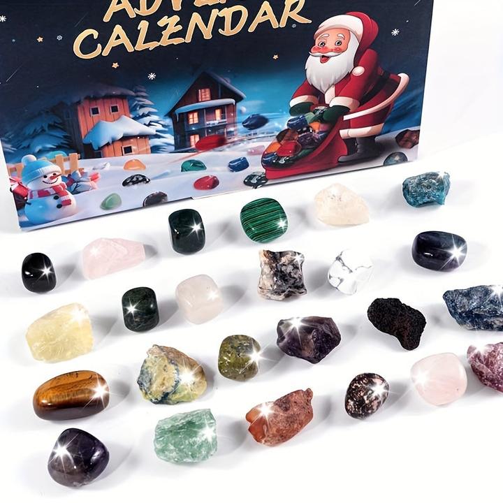 Produktbild Activity Board Weihnachten Adventskalender Mysterious Crystal Gem 24 Tage Weihnachten Countdown Kalender Geschenk