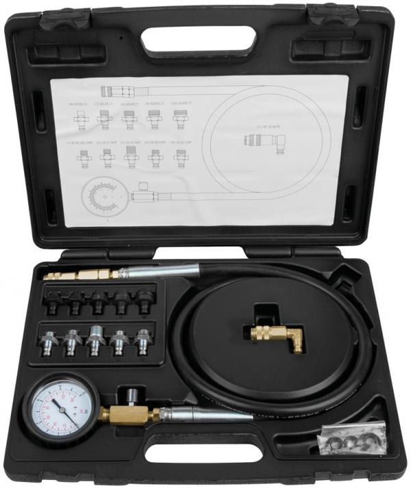 Produktbild KS Tools Öldruck-Prüfgerät, 12-tlg, 0-10bar