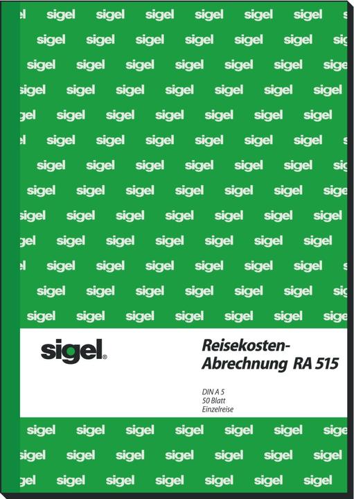 Valori nutrizionali e ingredienti Sigel Libretto di moduli "Nota spese di viaggio", A5, 50 fogli (50 x)
