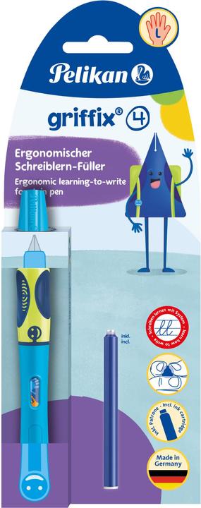 Actual product image Pelikan griffix Neon Fresh Blue, for left-handers (Neonfresh Blue, 1 x)