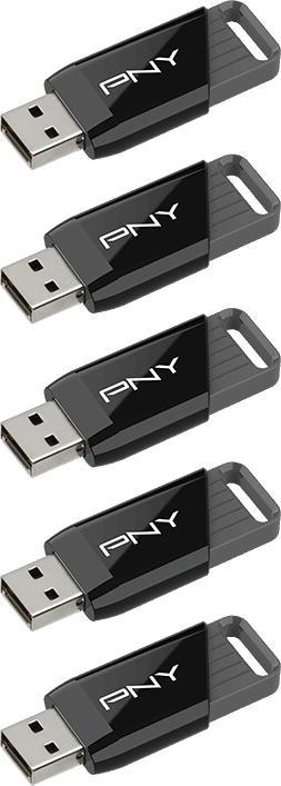 Actual product image PNY ATTACH X USB 3.2 64GB PACK X5 (64 GB, USB-A)