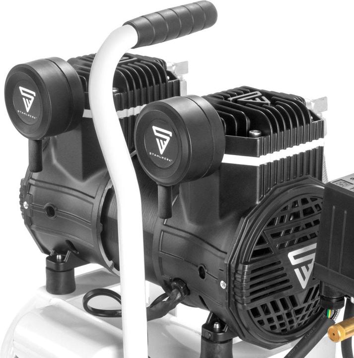 Actual product image Stahlwerk Compressor 10 bar 2.1 hp 1.6 kW 210 l/min 10 l air compressor (10 bar, 10 l)