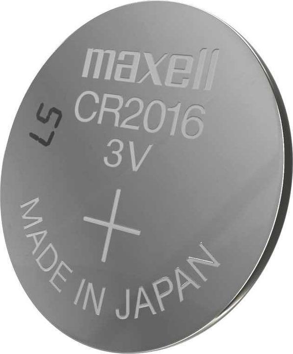 Produktbild Maxell Knopfzelle CR2016 (5 Stk., CR2016, 90 mAh)
