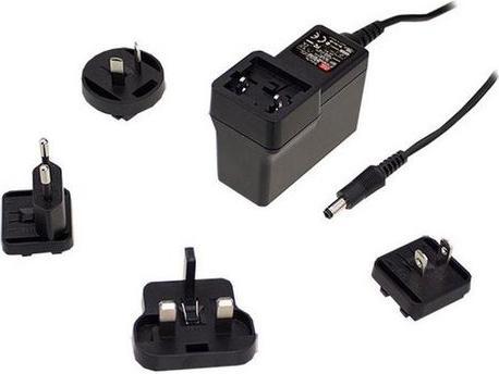 Produktbild MeanWell Medizinisches Steckernetzteil mit Wechseladapter GEM40I 264V 5A 25W Austauschbarer Stecker