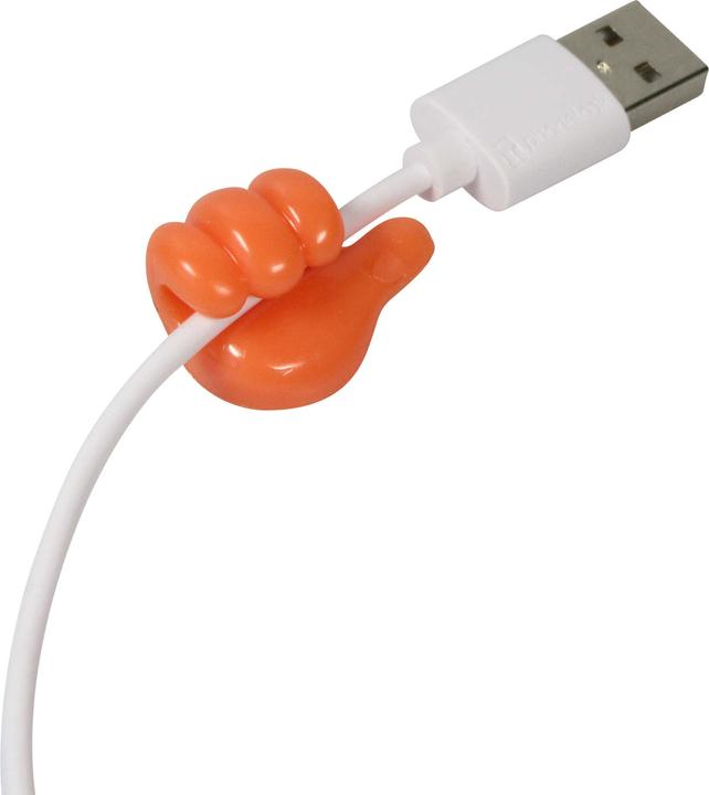 Produktbild PhoneLook Witzige Silikon Kabel Organizer Thumbs-Up für Ladekabel, Schlüssel u.m.