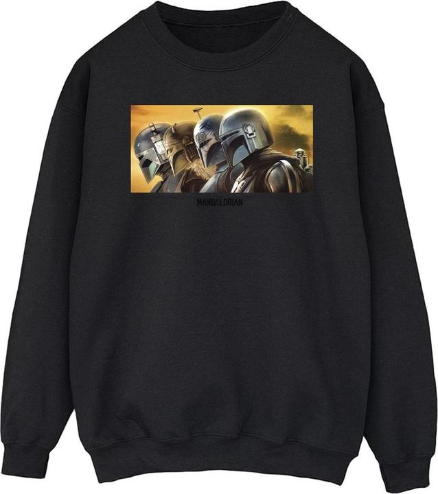 Star Wars The Mandalorian Painted Group Sweatshirt (L)
