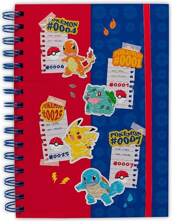 Produktbild ABYstyle Pokemon A5 Notebook Anelli: Blue & Red Partners (A5, Speziallineatur, Harter Einband)