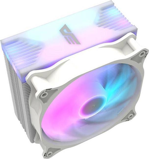 Image du produit Darkflash Tech Darkair CPU active cooling LED (heatsink + fan 120x120) white (157 mm)