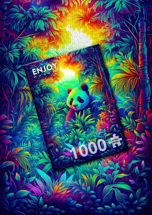 Produktbild Enjoy Puzzle Puzzle 1000 Teile - Panda Ecke (1000 Teile)