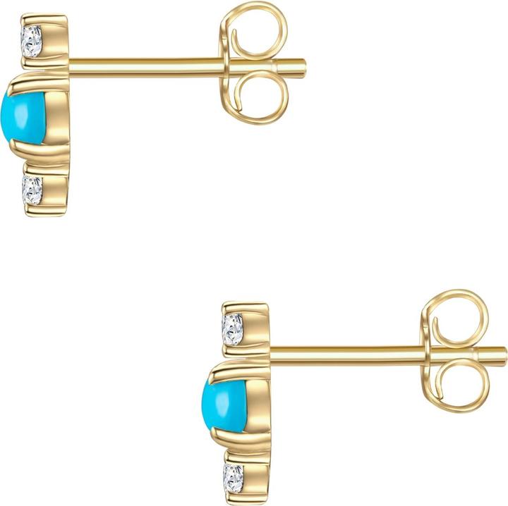 Image du produit Glanzstücke München Femme losange argent sterling zirconium or jaune - 31558 (Argent Sterling)