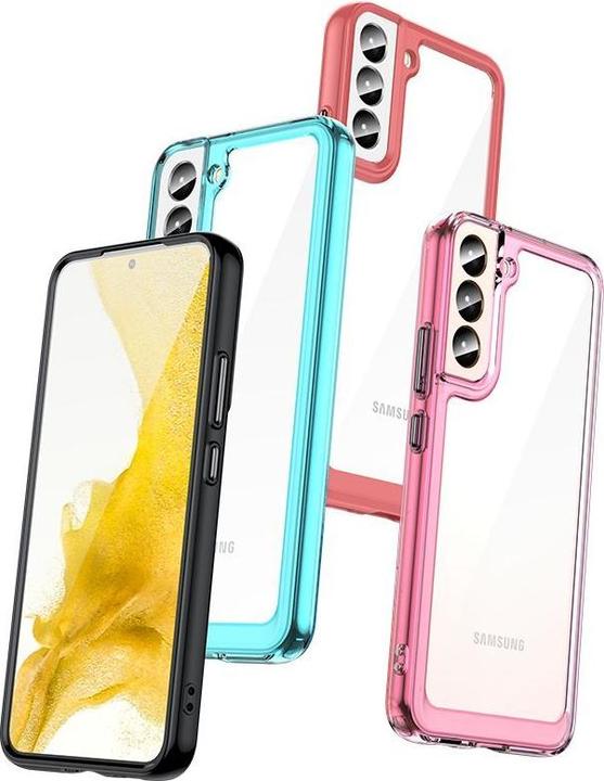 Actual product image Hurtel Outer Space Case for Samsung Galaxy S23 cover with a flexible frame blue (Samsung Galaxy S23)