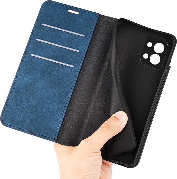 Image du produit Cover-Discount OPPO Reno8 - Stand Flip Case Housse bleu foncé (Oppo Reno 8)