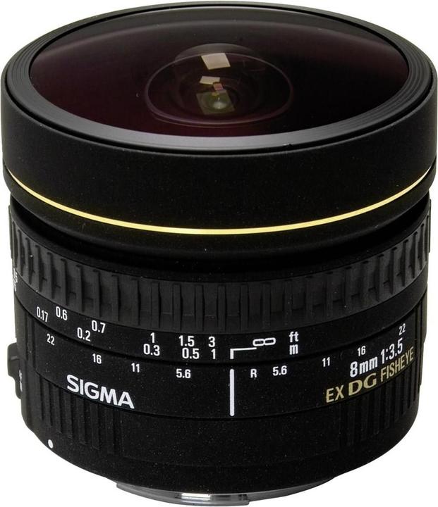 Actual product image Sigma 8mm, f/3.5 EX DG Circular Fisheye, Canon EF (Canon EF, Canon EF-S, full size)