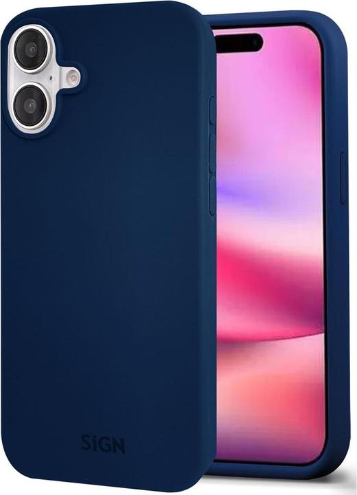 Immagine prodotto SIGN Custodia in silicone liquido per iPhone 16 Plus - Blu (Apple iPhone 16 Plus)