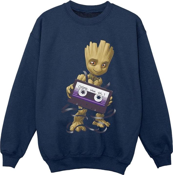 Guardians Of The Galaxy Groot Cosmic Tape Sweatshirt Jungen
