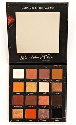 Image du produit Sosu Cosmetics - Palette d'ombres à paupières Hot Fire 32 g (Feu chaud)