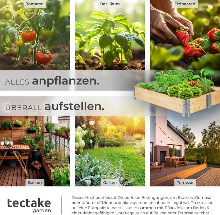 Image du produit tectake lit surélevé