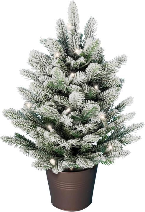 Artitree Künstlicher Weihnachtsbaum mit LED & Schnee (40 cm) (40 cm)