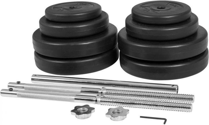 Actual product image Gyronetics Barbell set (2 x 2 kg, 2 x 5 kg, 4 x 10 kg)