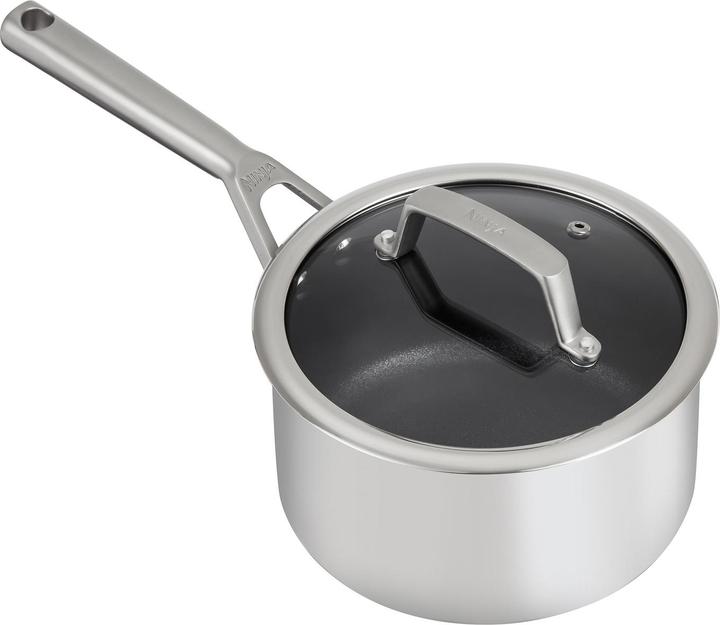 Actual product image Ninja C63000EU ZEROSTICK 3-piece saucepan set (stainless steel) (16 cm, Pan set + pot set, Aluminium)