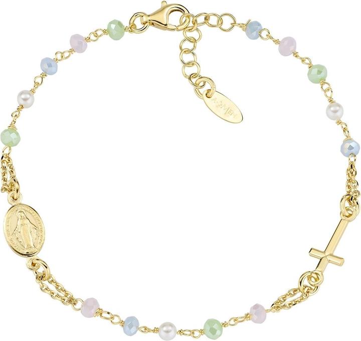 Amen Rosaries With Crystals (20 cm, Silber 925)